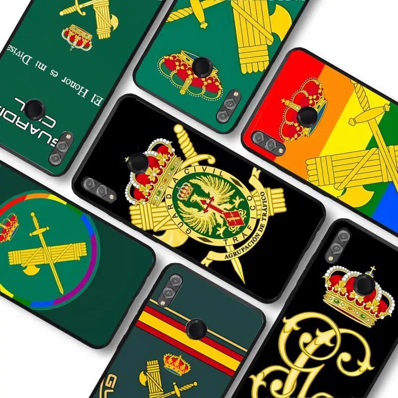 

Civil Guard Spanish Flag Phone Case For Huawei honor 10Lite 10i 20 8x 10 Funda for Honor 9lite 9xpro Back Coque