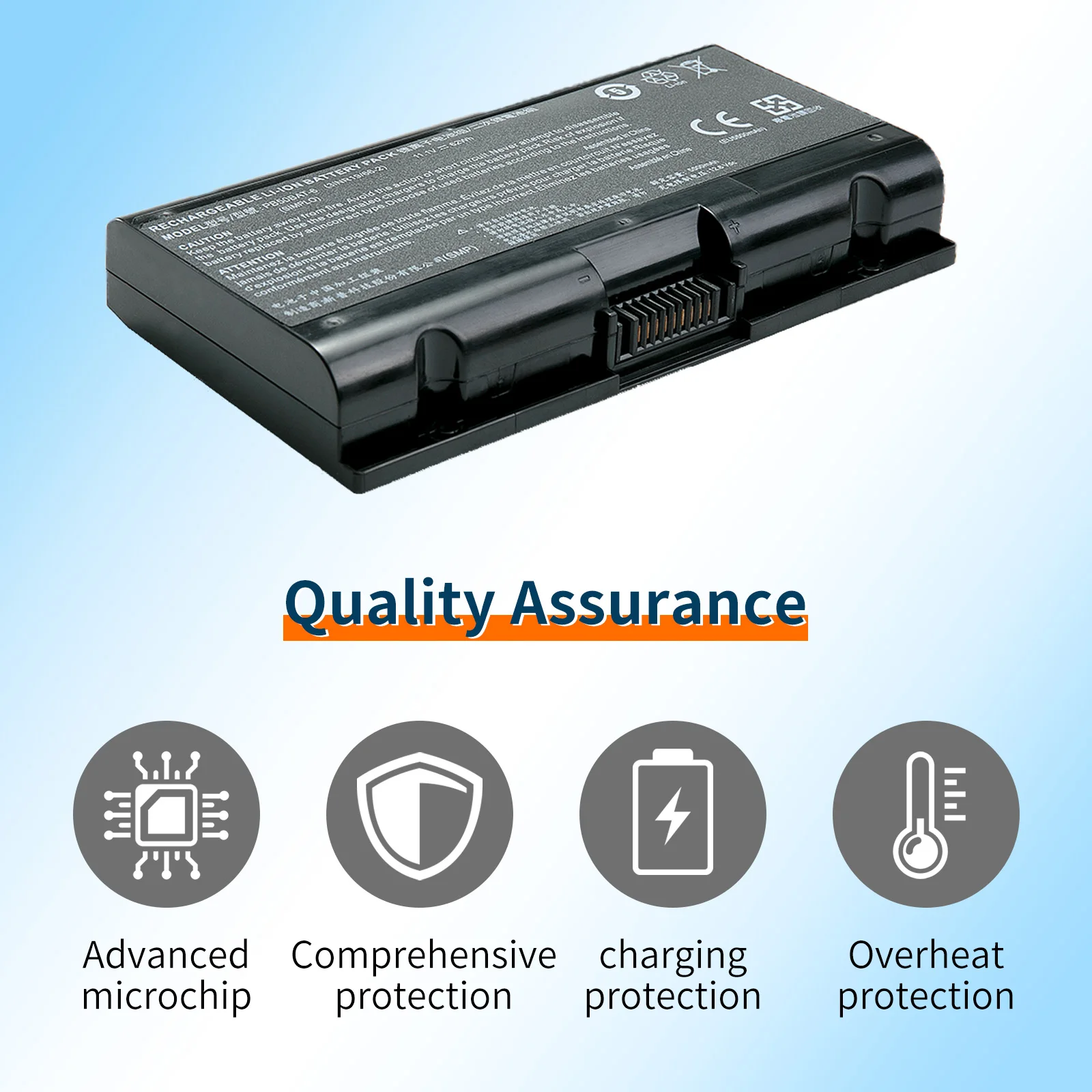 PB50BAT-6 Аккумулятор для ноутбука Clevo PB51RF-G PB70EF-G PB71EF-G PowerSpec 1720 1520 Sager NP8371 3INR19/66-2