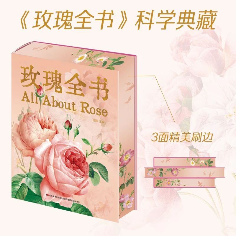 Фото Подарочная коллекционная коробка Rose Book, памятное издание с матовой отделкой края [с зонтиком + 2 наклейки для холодильника + 2 закладки] №3