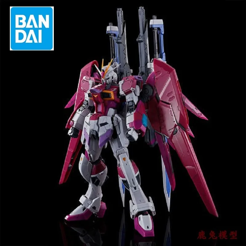 

In Stock Original BANDAI Gundam Model PB RG 1/144 DESTINY IMPULSE GUNDAM SEED Mobile Suit Assemble Model Action Figures