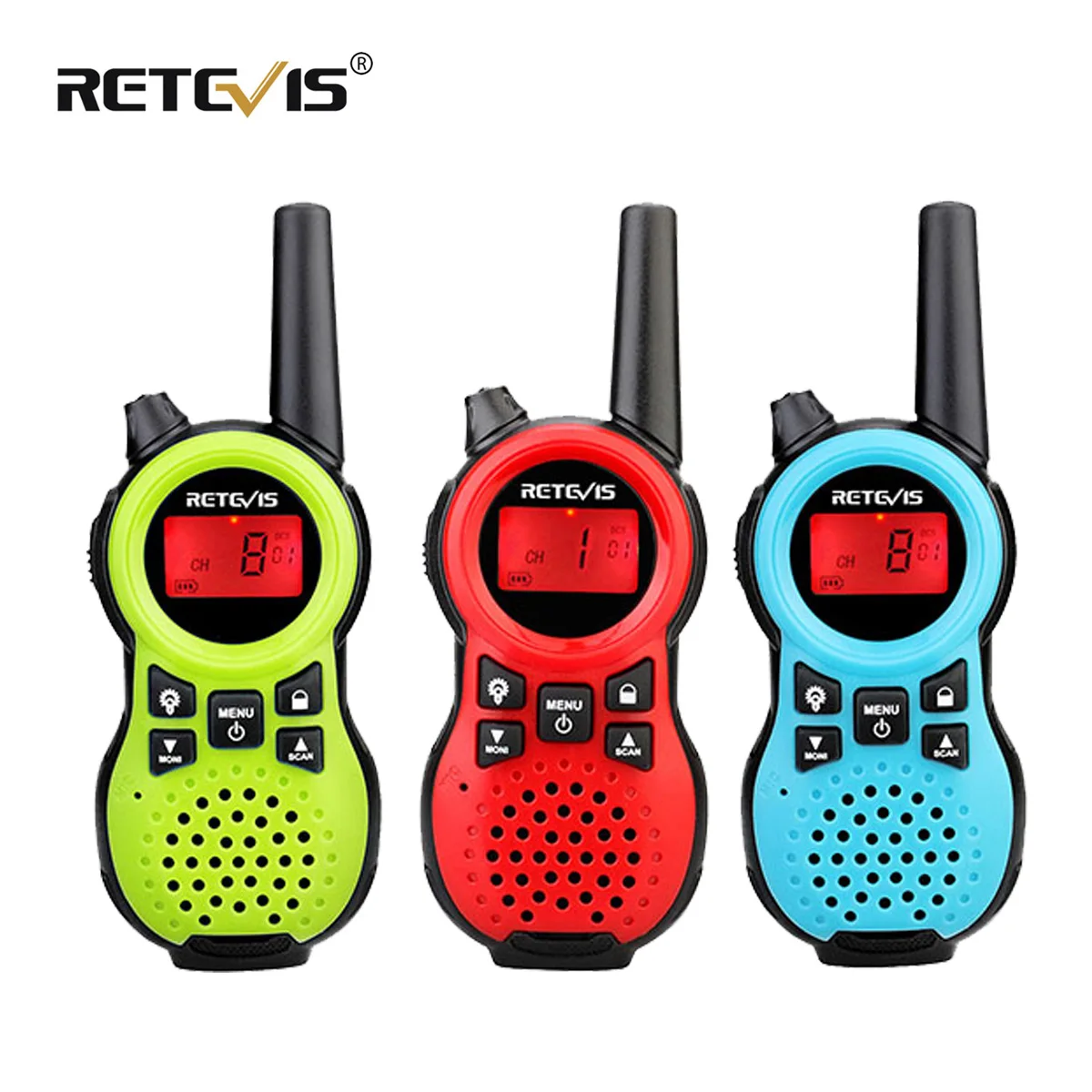 retevis rt638 walkie talkie children 2pcs pmr usb charge flashlight childrens toy radio birthday christmas gifts for boys girls free global shipping