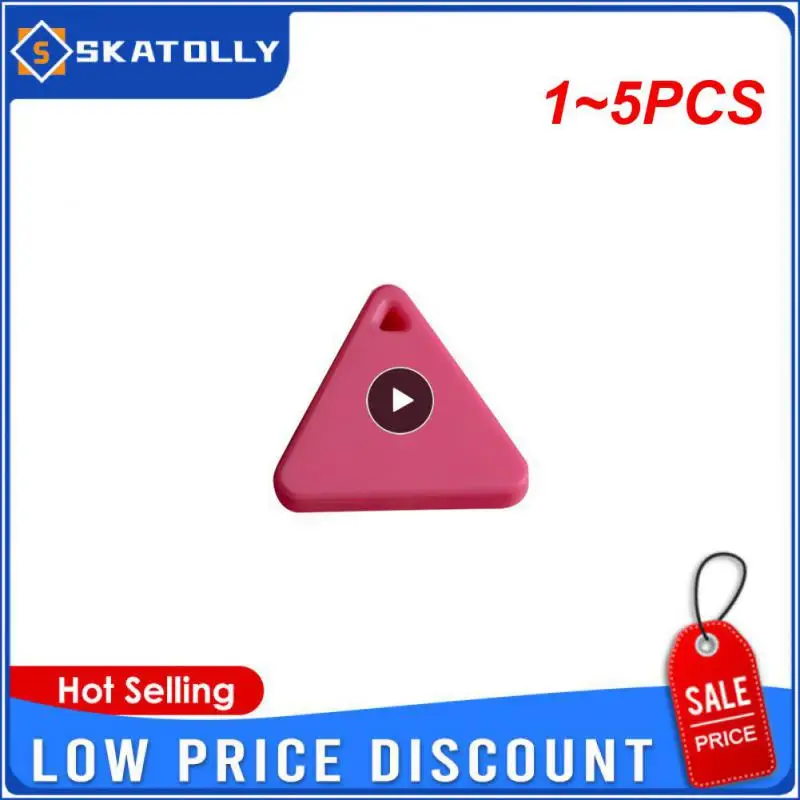 

1~5PCS Portable GPS Tracker Anti-lost Device Finder Tracker Triangle Anti-lost Mobile Phone Alarm Keychain Spot Key
