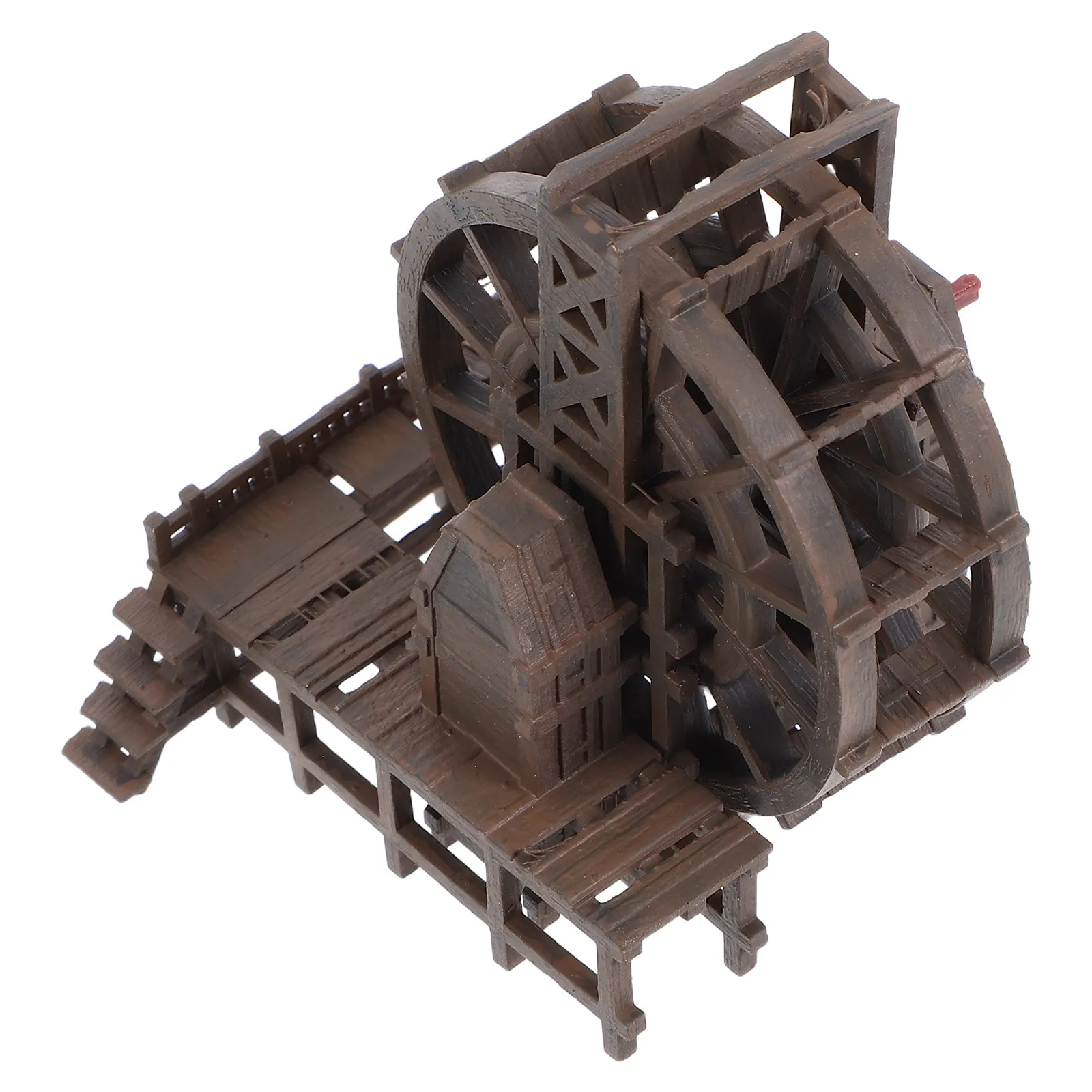 

Настольный фонтан с водяным колесом для аквариума