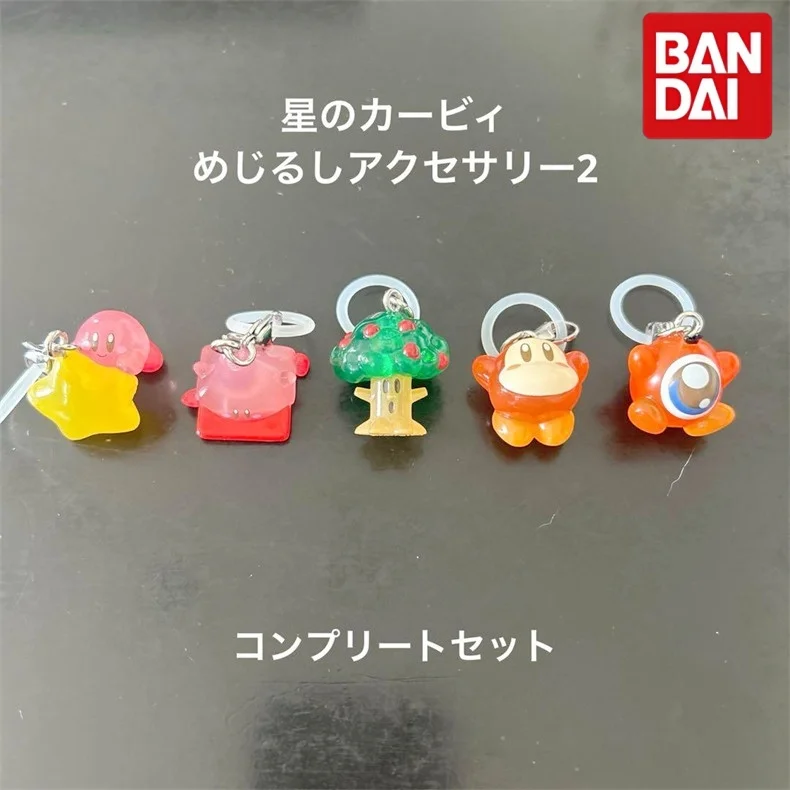 Фото Брелок Bandai Kirby Gashapon, вторая серия: Waddle Dee, Whispy Woods, подвеска-зонт, украшение для сумки, декоративный подвесной аксессуар №1