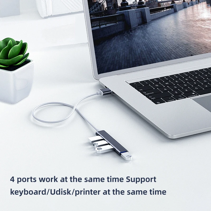 Usb-концентратор Mosible Type-C 3 0 дюйма 4 порта мульти-USB-разветвитель адаптер OTG для HUAWEI
