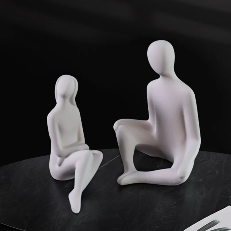 Абстрактная статуя для влюбленных скульптура обнимания пары романтическая