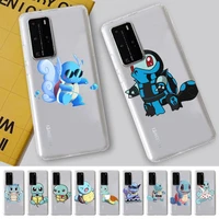 bandai squirtle pok%c3%a9mon phone case for samsung s20 ultra s30 for redmi 8 for xiaomi note10 for huawei y6 y5 cover