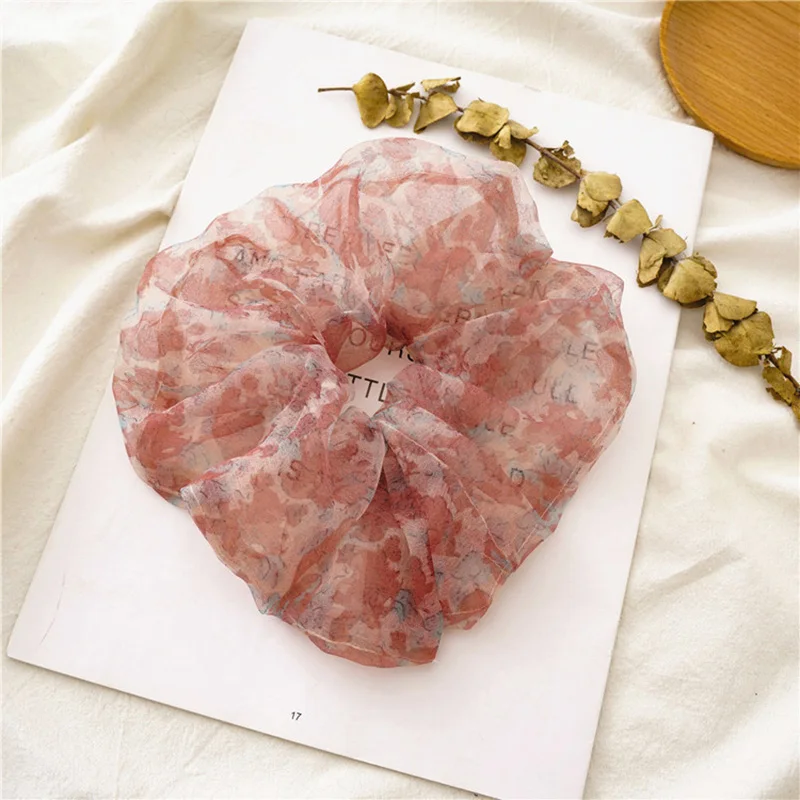 Корейская сетчатая пряжа для волос в виде большого кишечника незаменимые