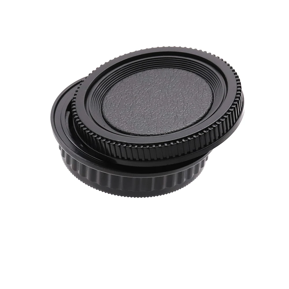 For Pentax K mount Lens Rear Cap / Camera Body Cap Plastic Black Lens Cap Cover Set PK for Pentax K1 K5 K10 K20 etc. images - 6