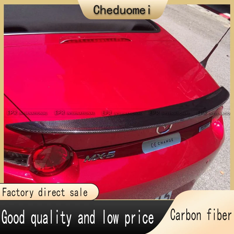 

Suitable for 18 Mazda MX5 modified NC tail carbon fiber non-destructive installation