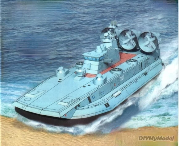 

DIYMyModeI Paper Model Greece bison class hovercraft 1 to 160