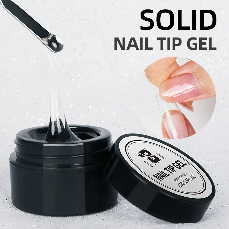 

BOZLIN 15ML Solid Nail Tip Gel For Quickly Extend Nail For Gel Polish Varnish Extension Nail Art Tips UV/LED Gel Lacquer