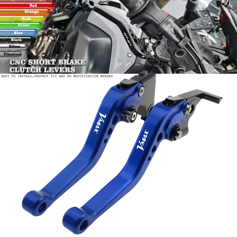 

For YAMAHA VMAX V-MAX V MAX 1200 1985-2008 VMAX1200 Motorcycle Accessories Long /Short Handles Brake Clutch Levers