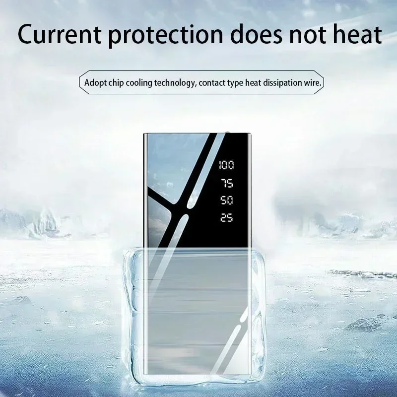 Портативное зарядное устройство со светодиодным цифровым дисплеем 30000 мАч