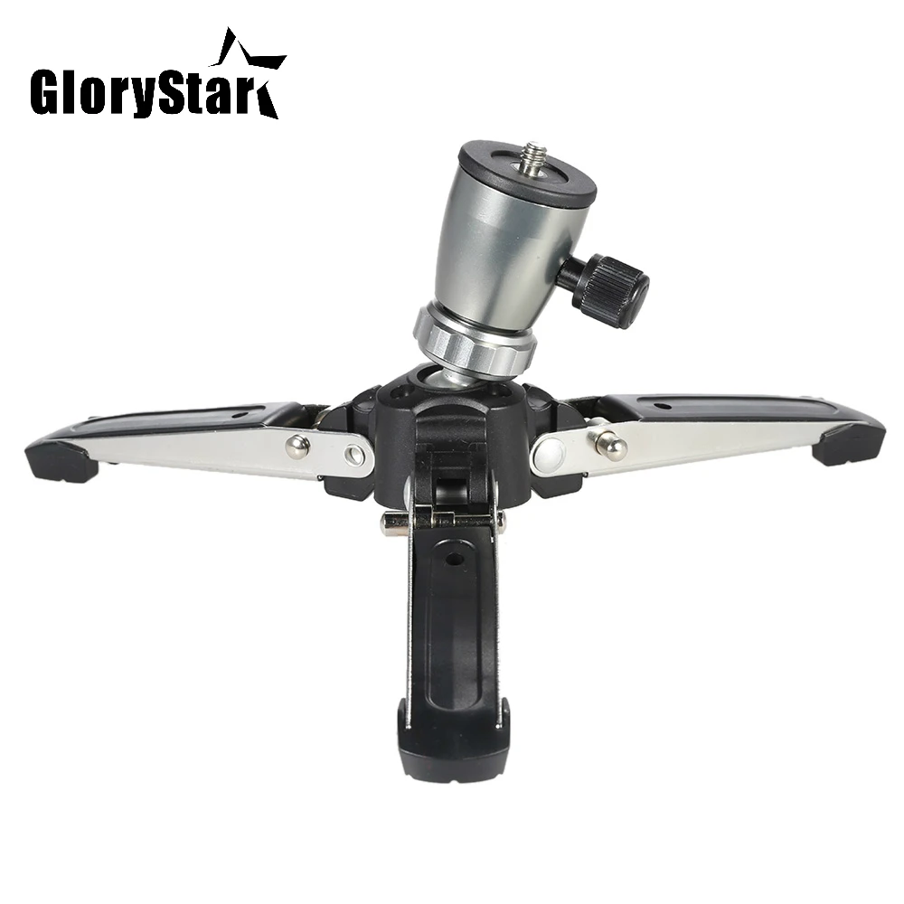 

GloryStar Portable 1/4" Screw 3 Legs 3 Feet Tripod Unipod Monopod Base Stand Holder Support for DSLR Camera 3 Feet Tripod