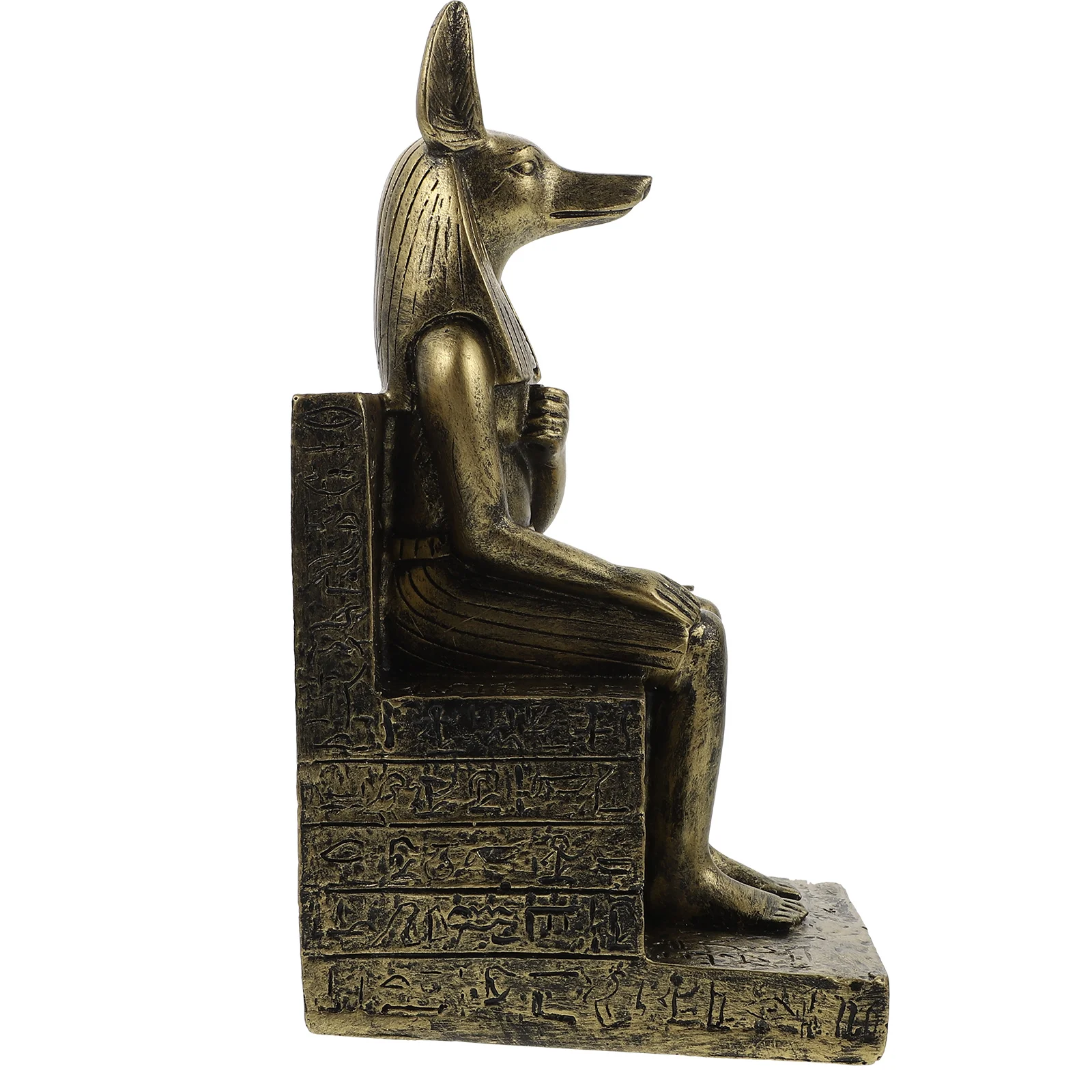 

Decor Dog God Anubis Figurine Sculpture Resin Decor Ancient Egypt Desktop Statues Ornament Figure Model Sitting