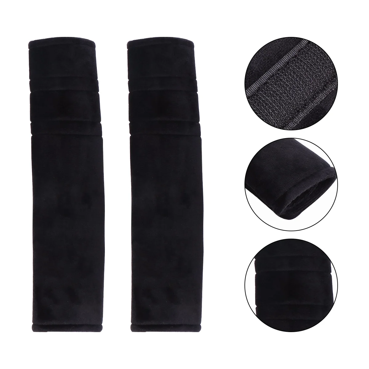 

1 Pair Plush Car Belt Covers Shoulder Pads Cushions Seatbelt Strap Covers