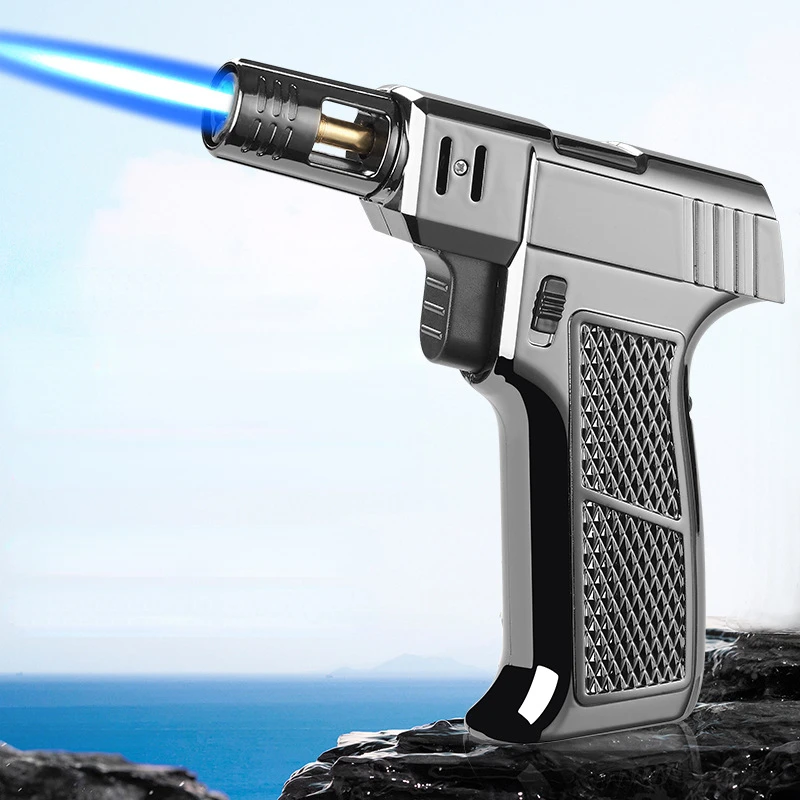 

Handheld Spray Gun Multipurpose Hightemperature Spray Welding Gun Butane Inflatable Windproof Lighter Kitchen Barbecue Igniter