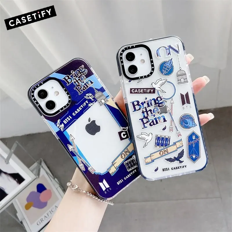 CASETIFY Hogwarts TPU Cases for iPhone 13 12 11 14 Pro Max XR XS XS Max 14 7 8 Plus Lady Girl Anti-drop Soft Clear Cover D0401