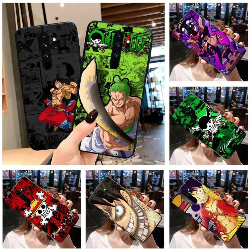 

One piece Luffy Zorro чехол для телефона для Redmi 9A 8A 7 6 6A Note 10 9 8 8T Pro Max Redmi 9 K20 K30 K40 Pro