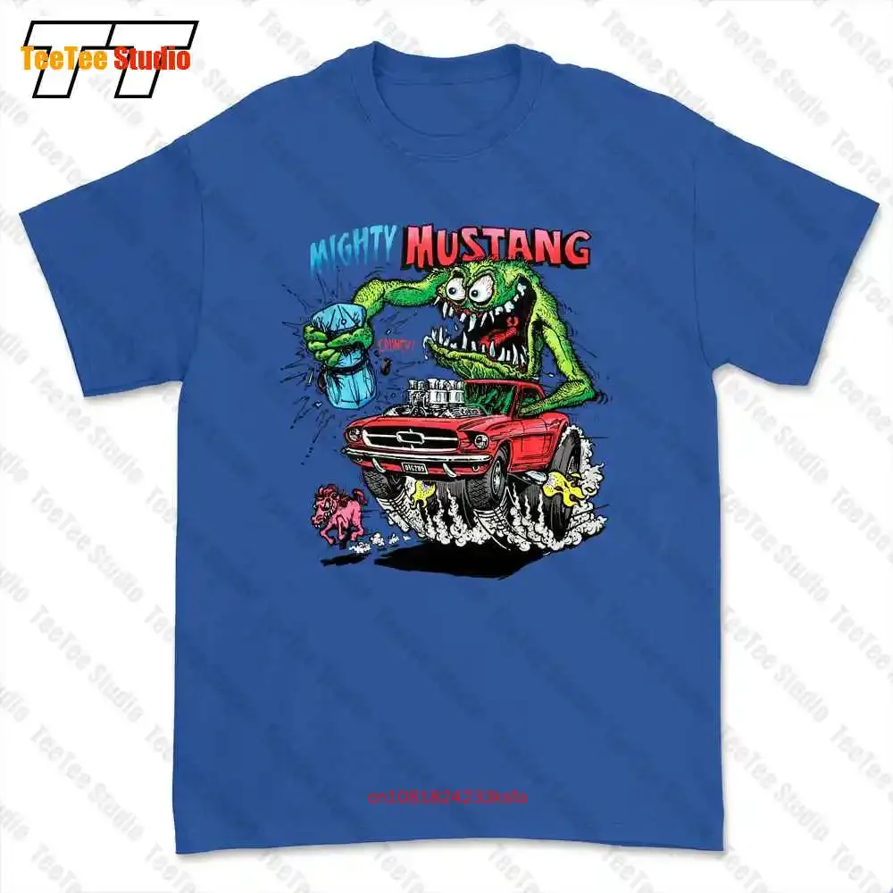 Ed Big Daddy Roth Rat Fink Mighty Mustang T-shirt Tee GTKG