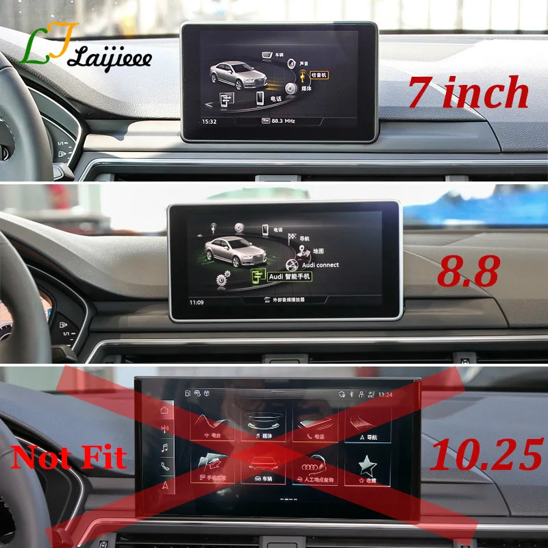 Для Audi A5 S5 RS5 B9 F5 2017 ~ 2020 OEM 7- или 8-дюймовый экран с добавлением HD ночного видения