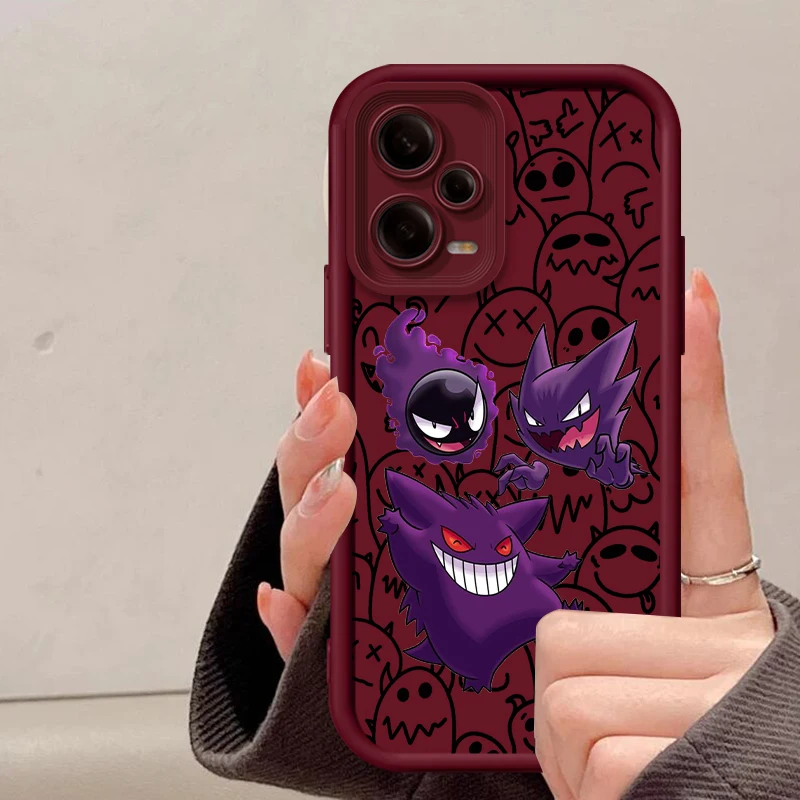 Чехол для телефона P-Pokemons G-Gengguis с мультяшной лестницей Xiaomi Redmi Note 13 12 12C 11 11S 10 10C 10A 9C