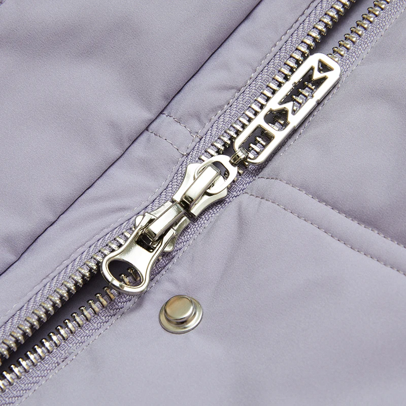 JAZZEVAR 2022 New Mid-long Down Jacket Women Fashion Hooded Korean Silhouette Thick Warm Winter Coat