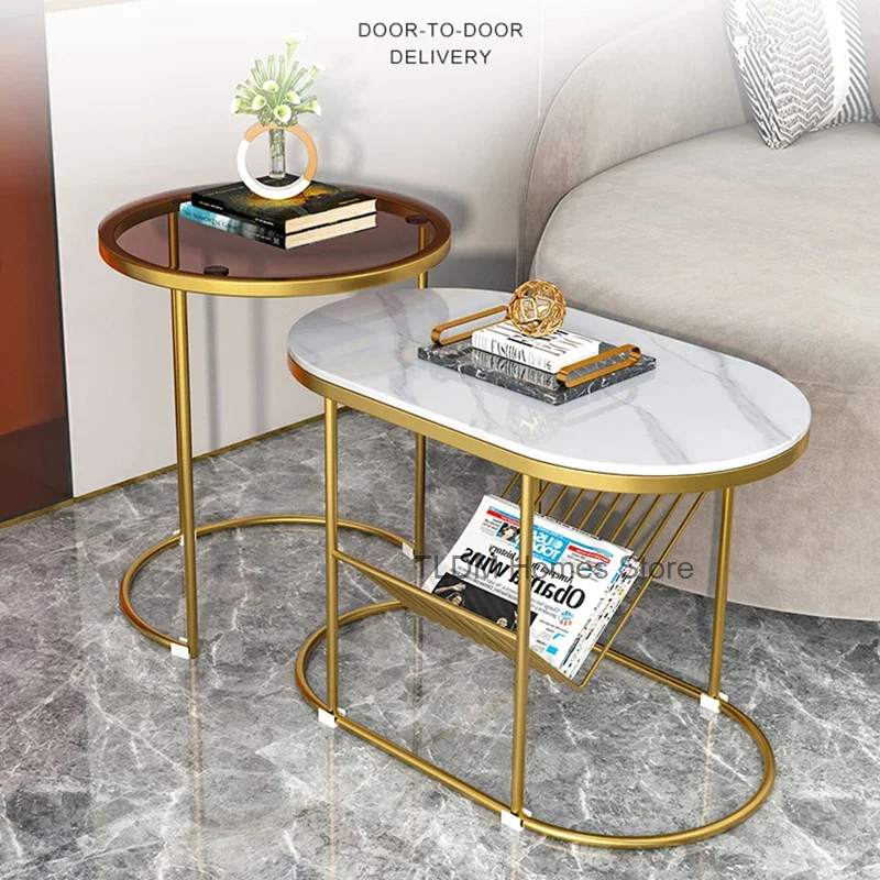 Роскошные овальные журнальные столики книги большие маленькие консольные