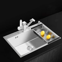 undermount kitchen sink stainless steel drain pipe mixer taps dish washing sink accessories cocina accesorio home improvement