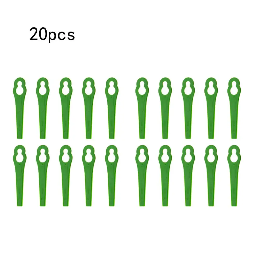 

100pcs Lawn Mover Blades Plastic 73mm For Gtech ST04 ST05 For Hoversafe 25 30 For Qualcast EasiLite 28 30 Grass Trimmer Strimmer