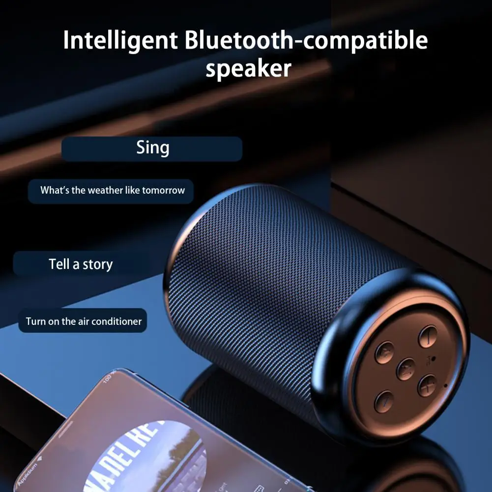 

Практичный громкоговоритель с низкой задержкой, мощный настольный мини-громкоговоритель с поддержкой Bluetooth 5,0 и микрофоном для занятий спо...