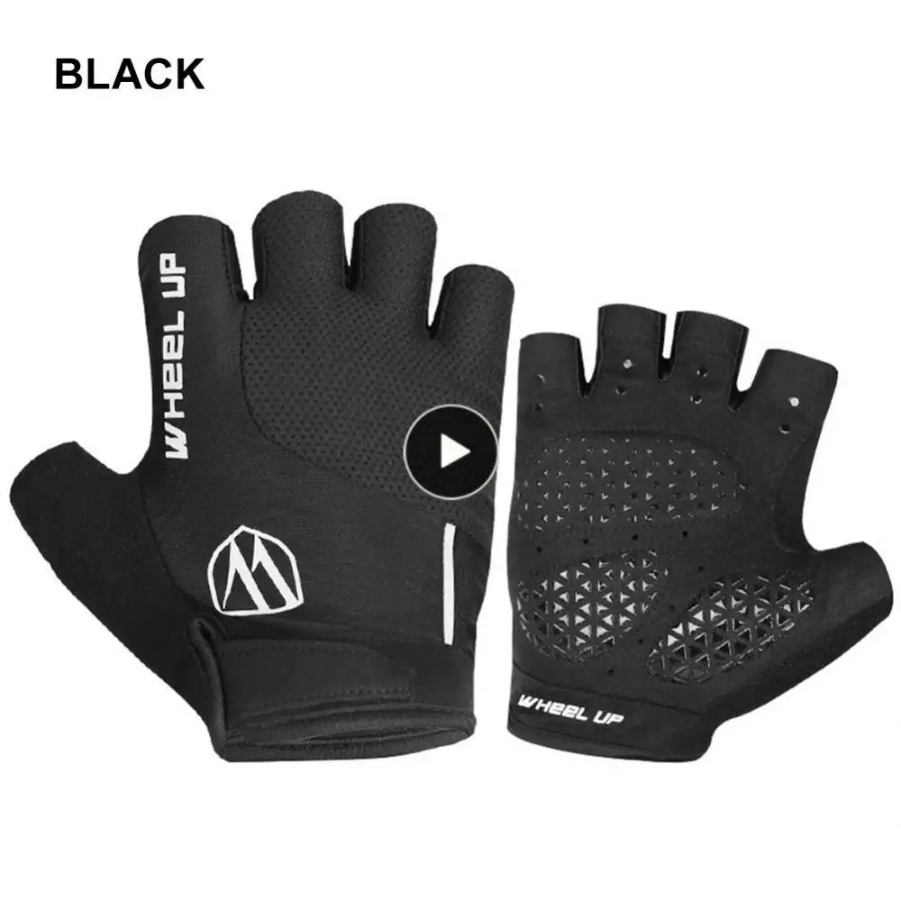 

Reflective Leather Gloves Breathable Half Finger Gloves Touch Screen Fishing Gloves Outdoor Bicycle Gloves Pu Leather Hot