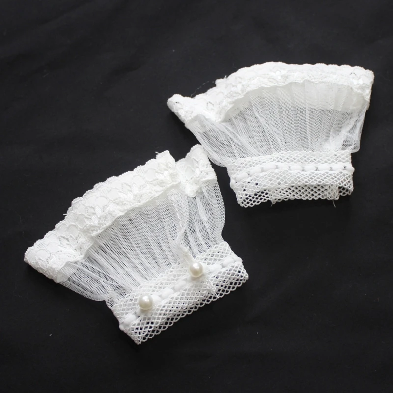 

Декоративные манжеты, Поддельные рукава, Осень-зима, дикий свитер, декоративные рукава, воланы, манжеты, плиссированные аксессуары для запя...