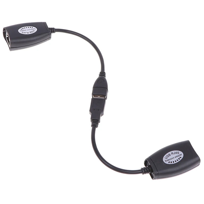 USB UTP адаптер-удлинитель для одного кабеля RJ45 Ethernet CAT5E 6 до 150 футов | Компьютеры и