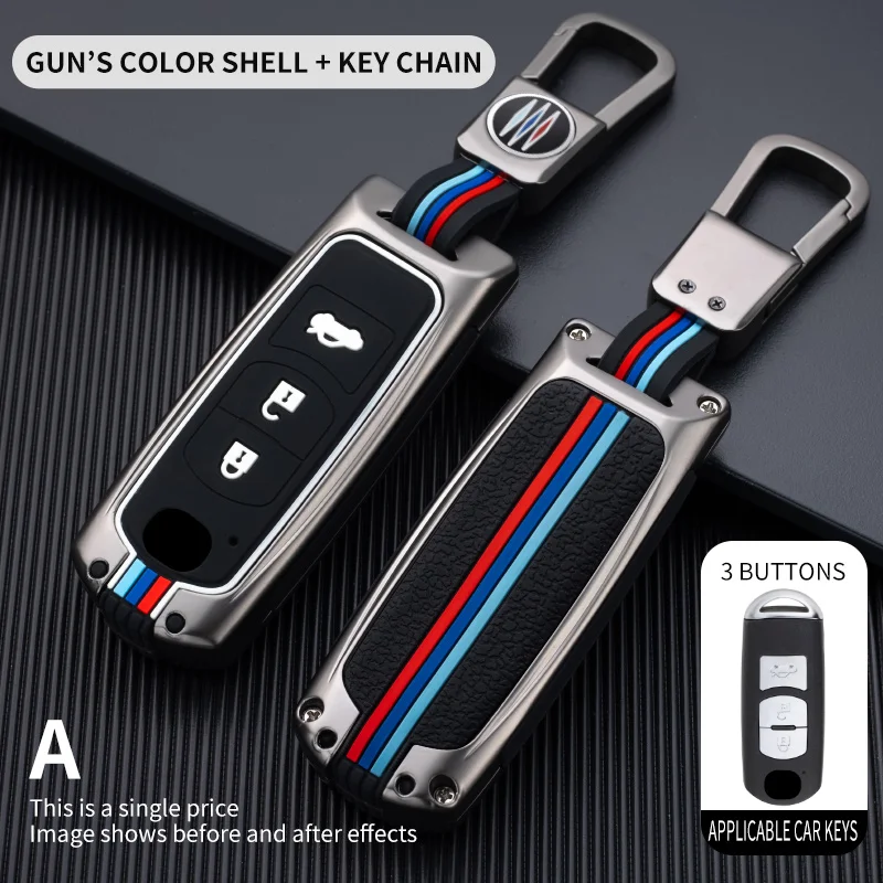 

Car Key Case Cover Key Bag For mazda 2 3 5 6 gh gj cx3 cx5 cx9 cx-5 cx 2020 Accessories Holder Shell Protect Set Car-Styling