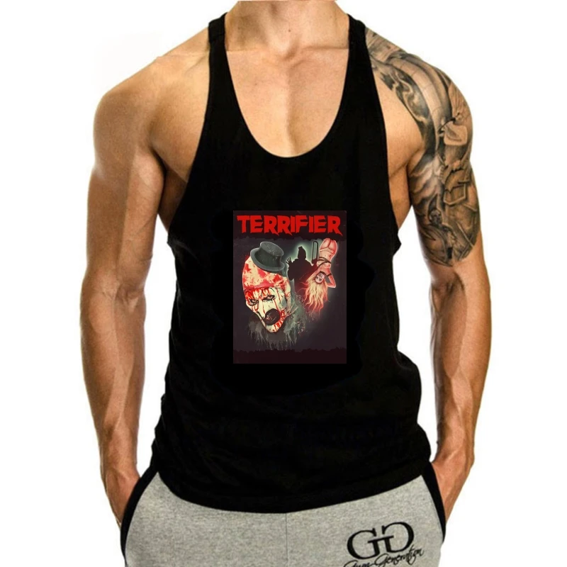 

Terrifier Horror Movie Poster Halloween tank top men