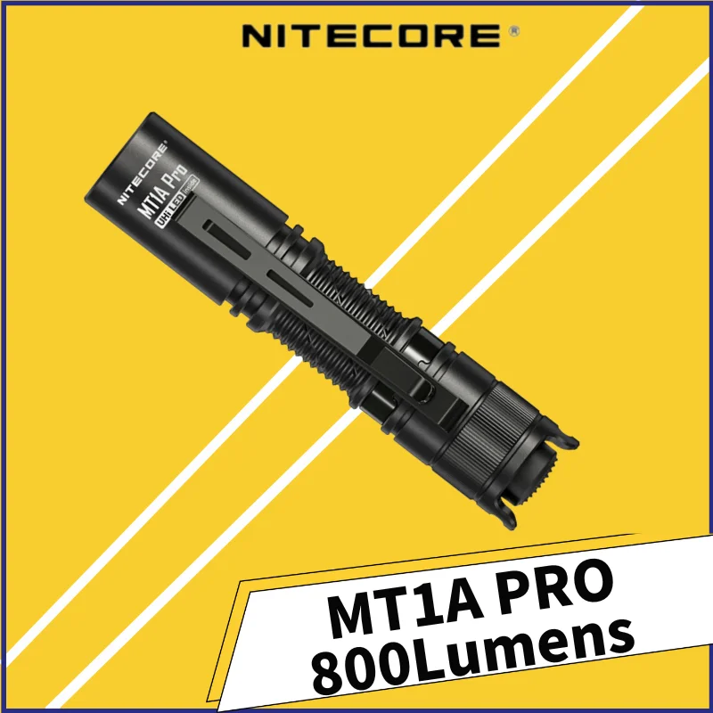 NITECORE MT1A Pro UHi 25 светодиодов 800 люмен USB-C перезаряжаемый компактный светодиодный фонарик с батареей 14500