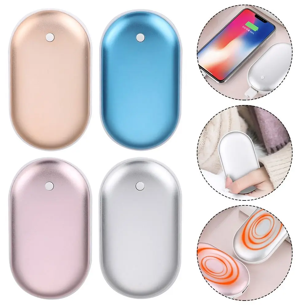 

New Pocket Hand Heating Stove Winter USB Rechargeable Heater Power Bank Hand Warmer Charger