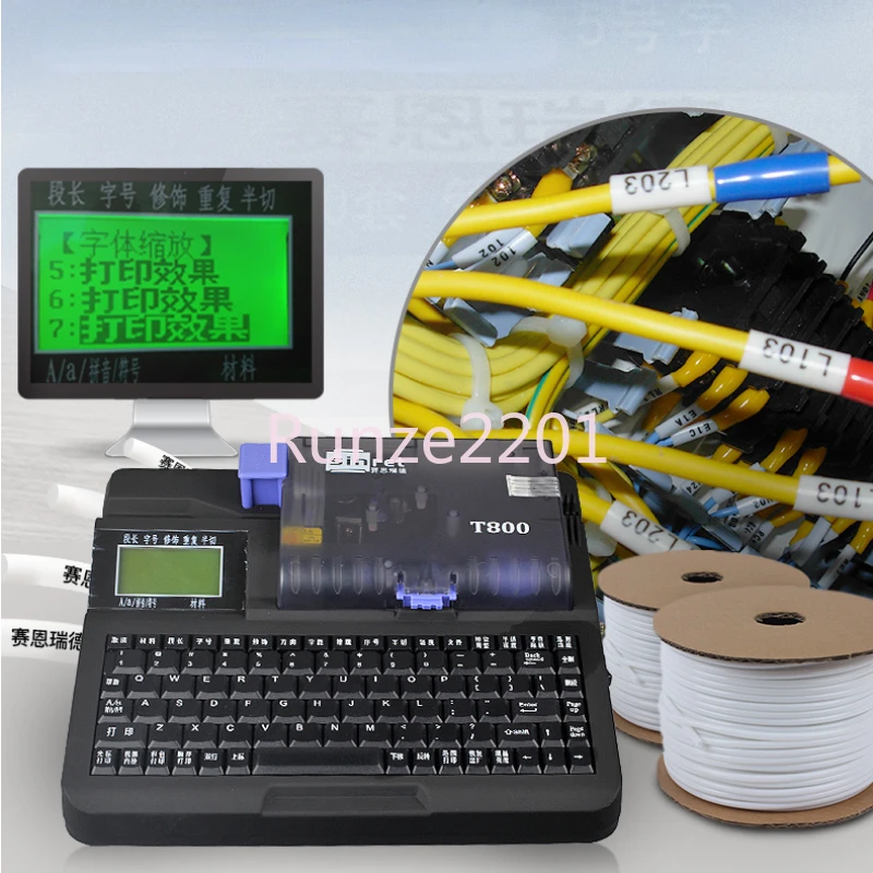 

Машина для маркировки проводов T800/T900, маркерная машина для маркировки кабеля, портативная маркировочная машина для этикеток