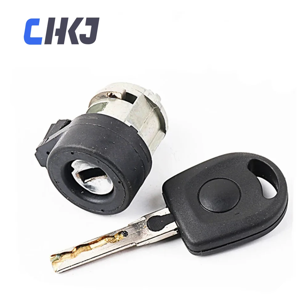 

CHKJ Car Key Ignition Lock Switch Replacement Anti-theft Lock Barrel Cylinder For VW For Passat B5 Ignition Lock Cylinder
