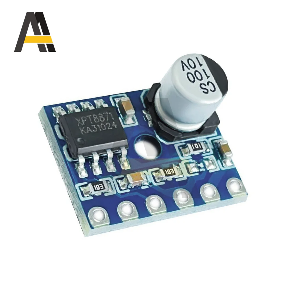 

5128 Amplifier Board 5W Class D Digital Amplifier Board Mono Audio Module Low Distortion Low Noise Floor VS88715V