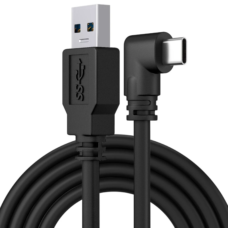 

USB или Type-C к USB C, кабель для передачи данных, шнур для VR-гарнитуры и игрового ПК для Oculus Quest 2