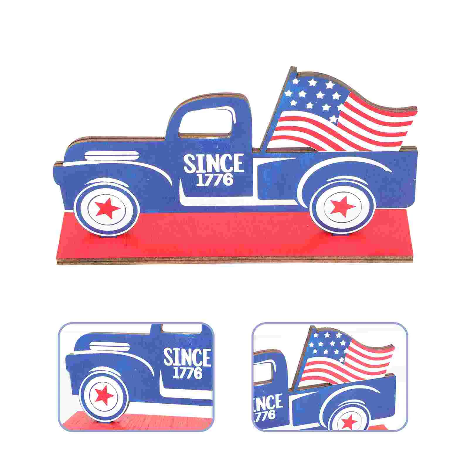 

Signjuly 4Th Day Wooden Independence Wood Centerpieces Desk Memorial Decoration Fourth Office Patriotic Truck Signs Welcome