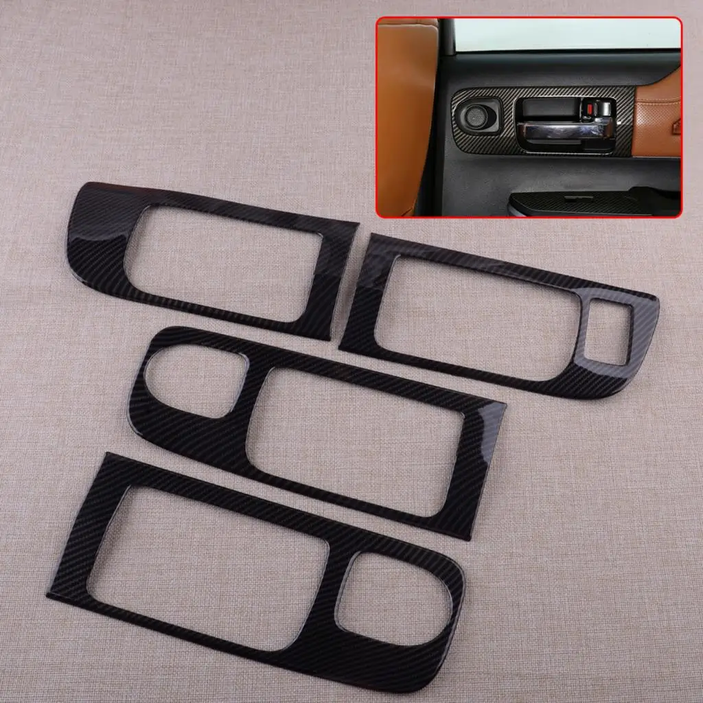 

4 шт., Декоративные Чехлы из углеродного волокна для Toyota Tundra 2014, 2015, 2016, 2017, 2018, 2019-2021 LHD