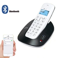2 4GHz DECT6 0 Bluethooth Cordless Phone Home office Bluetooth Wireless Landline Telephone With One Two Handsets
