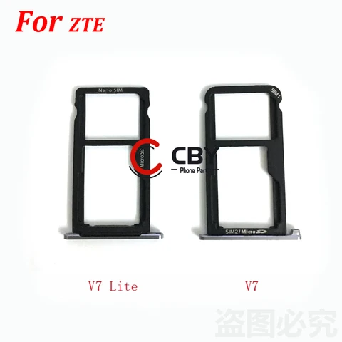 Запасная деталь для ZTE Blade V7 Lite / V8 / V8 Mini лоток со слотом для сим-карты Holder SD Card Reader Socket