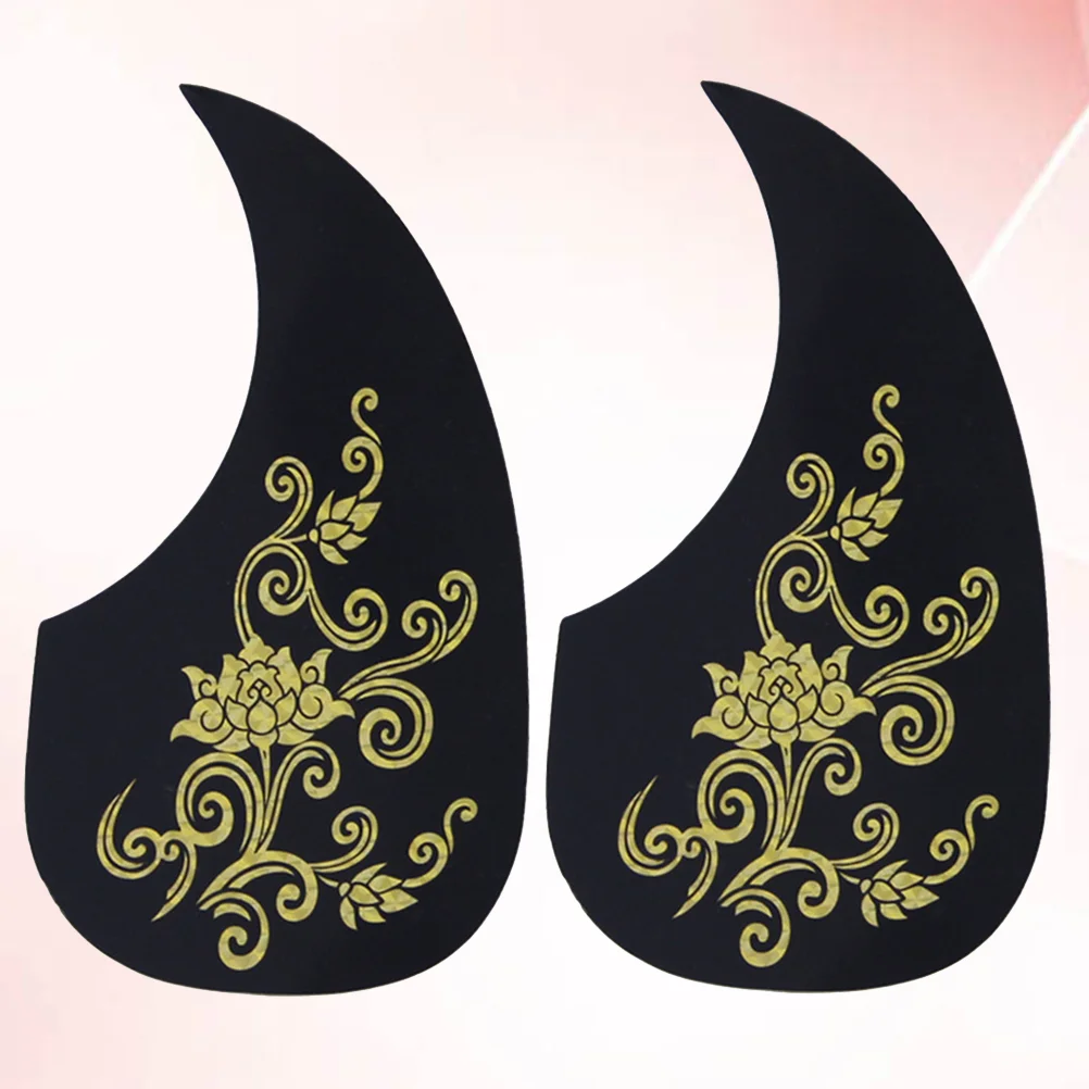 2 шт. наклейки в форме Comma Pick Guard накладка золотая для детей акустической гитары 40/41