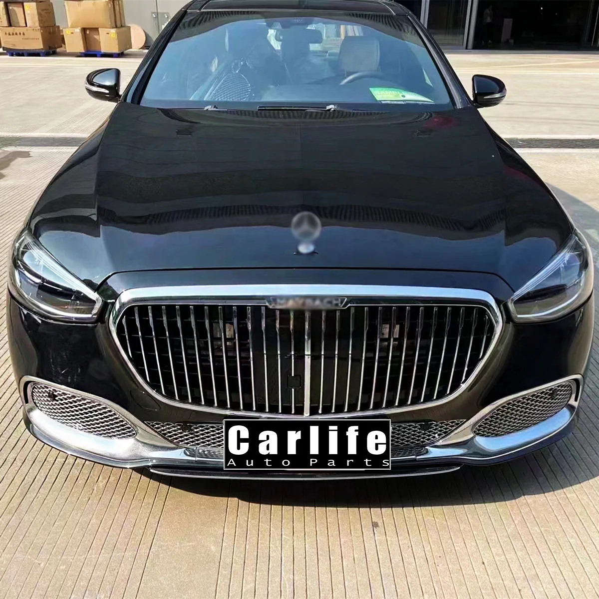 Комплект автомобильных бамперов facelift для Mercedes Benz S class W221 2006-2013 обновление до W223