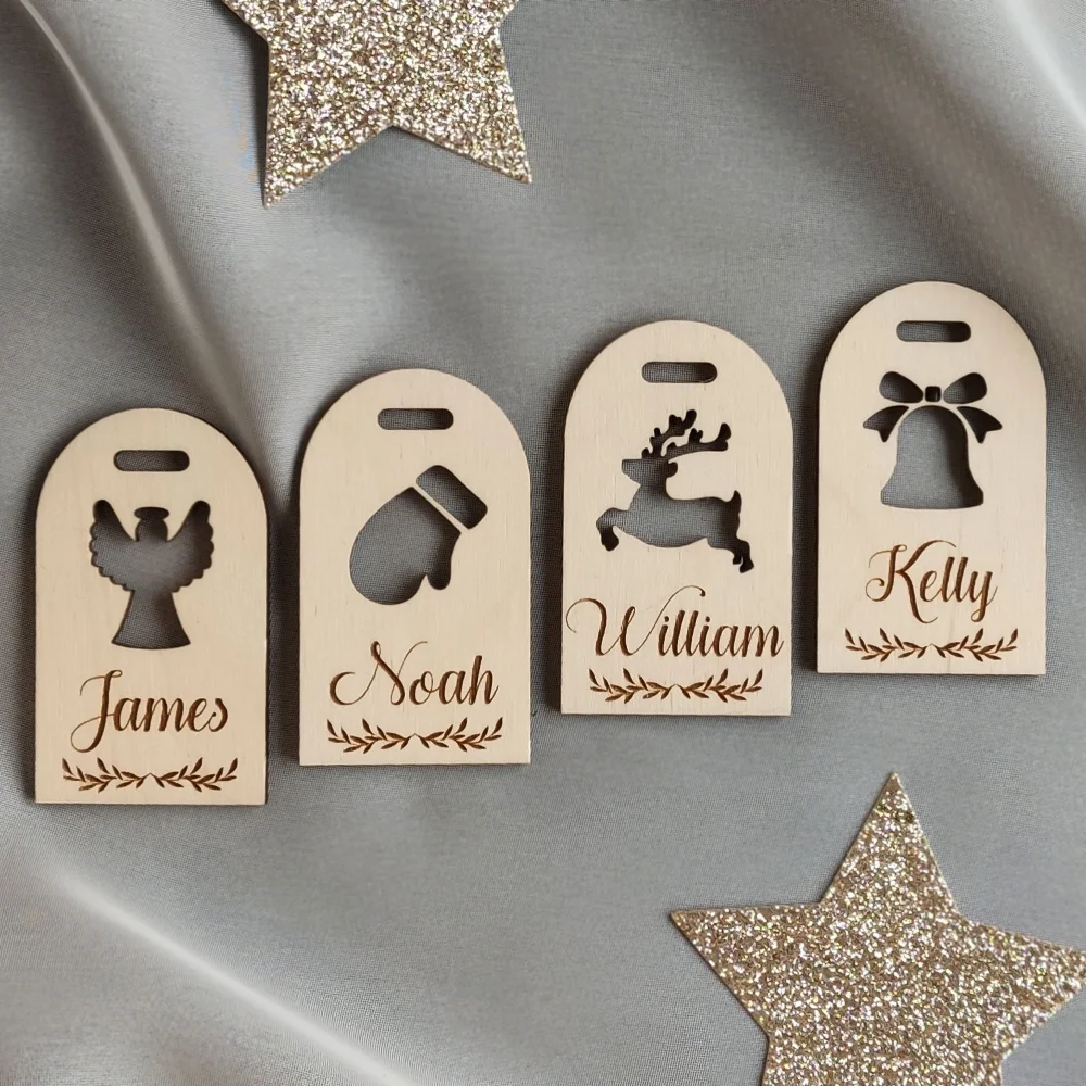 5/10/20 шт. новогодние Деревянные Подвески для ёлки